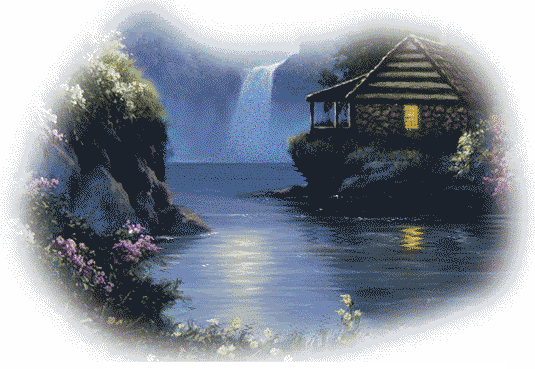 Animated Landscape, Animated Graphics, Beautiful Landscapes, Nature gif